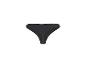 Schwarzer Damen-String mit hoher Taille.