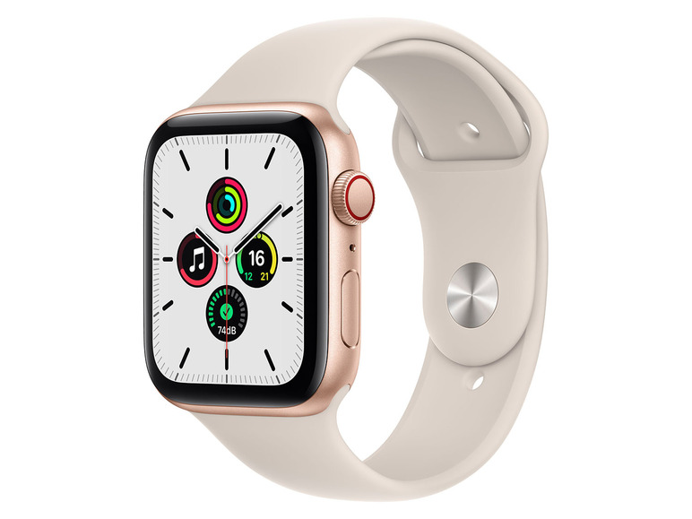 Gehe zu Vollbildansicht: Apple Watch SE GPS + Cellular intelligente Uhr mit Sportband - 32 GB - Wi-Fi, Bluetooth - 4G - Bild 78