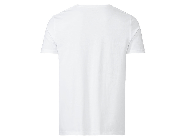 Gehe zu Vollbildansicht: LIVERGY Herren T-Shirt, 3 Stück, körpernah geschnitten, weiß - Bild 5