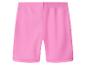 Kinder-Sportshorts in Pink, aus dehnbarem Stoff.
