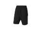 Schwarze Sweatshorts mit verstellbarem Bund