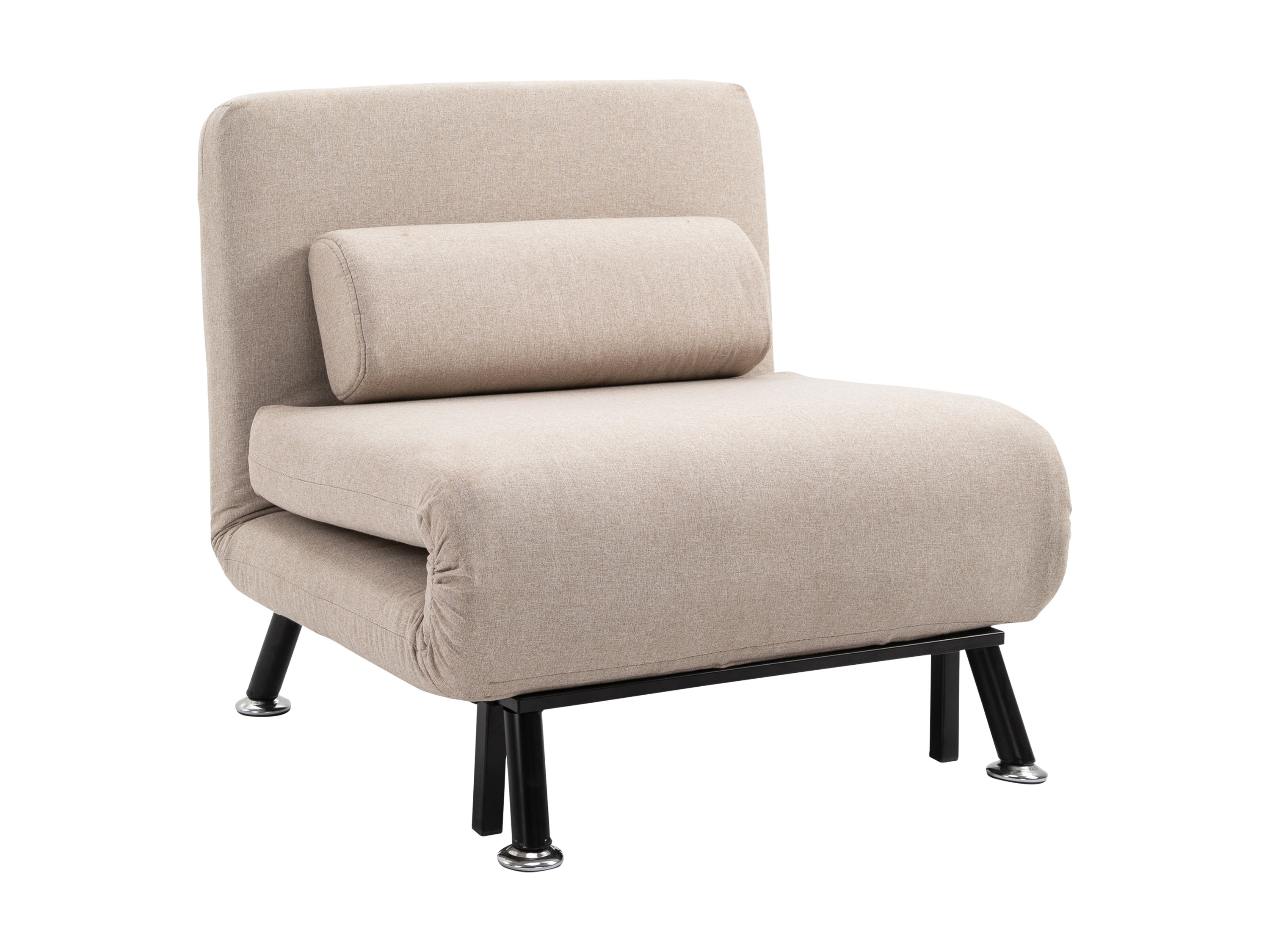 HOMCOM Schlafsessel (Breite 75 cm, Beige)