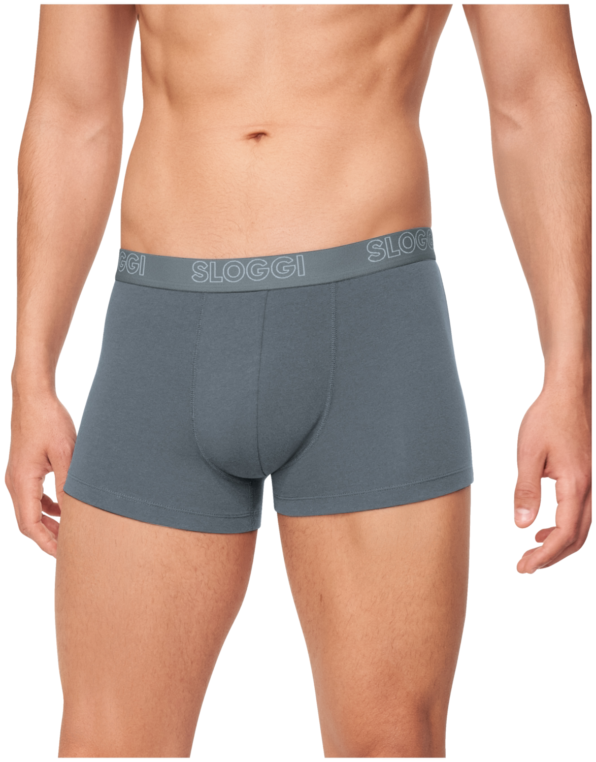 HELLO BY SLOGGI Herren Boxershorts/Slip, 2 Stück (Boxer/grau, XL) – Bild 2 von 3