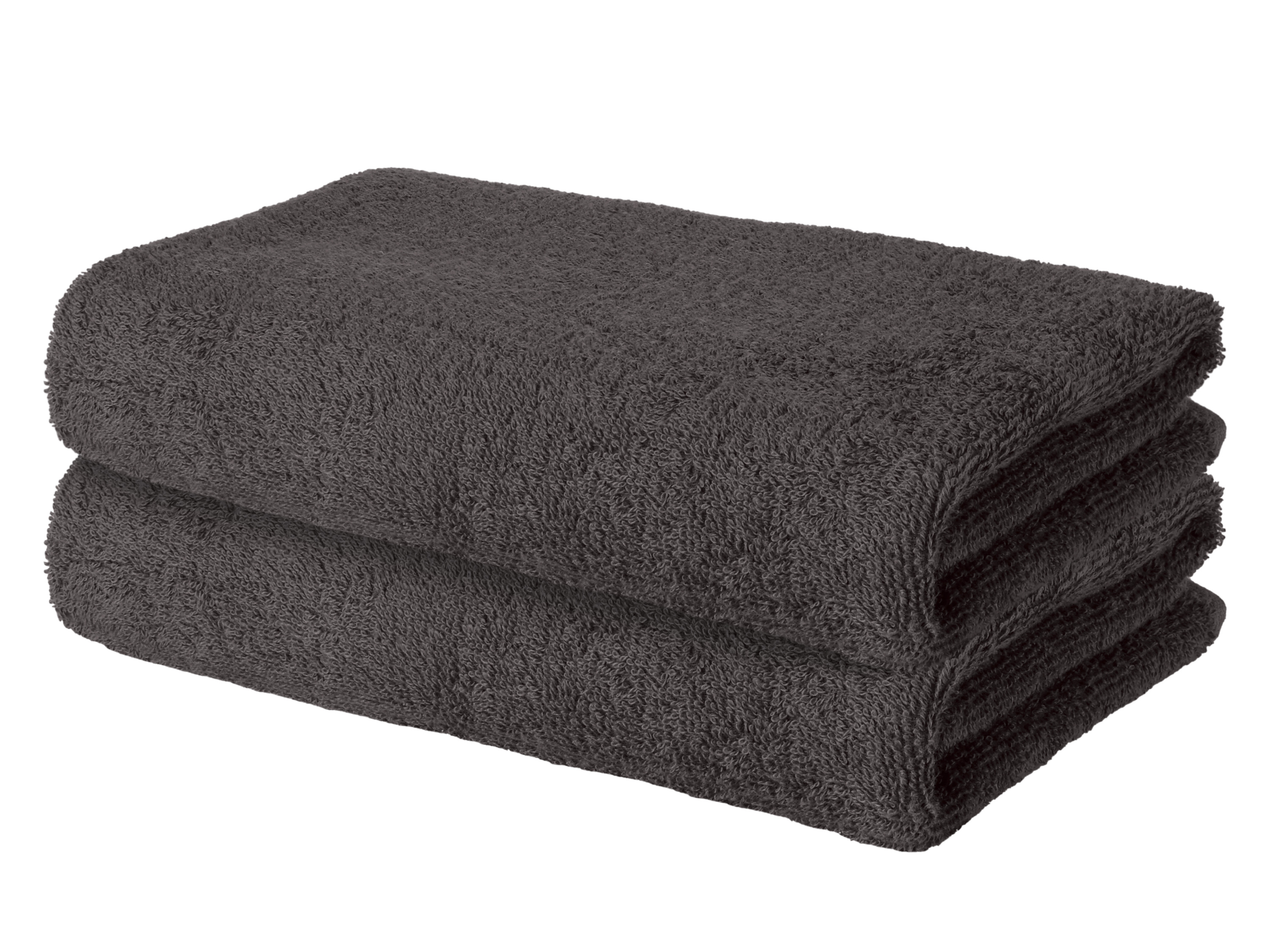 LIVARNO® Handtuch Basic Glatt (Grau)