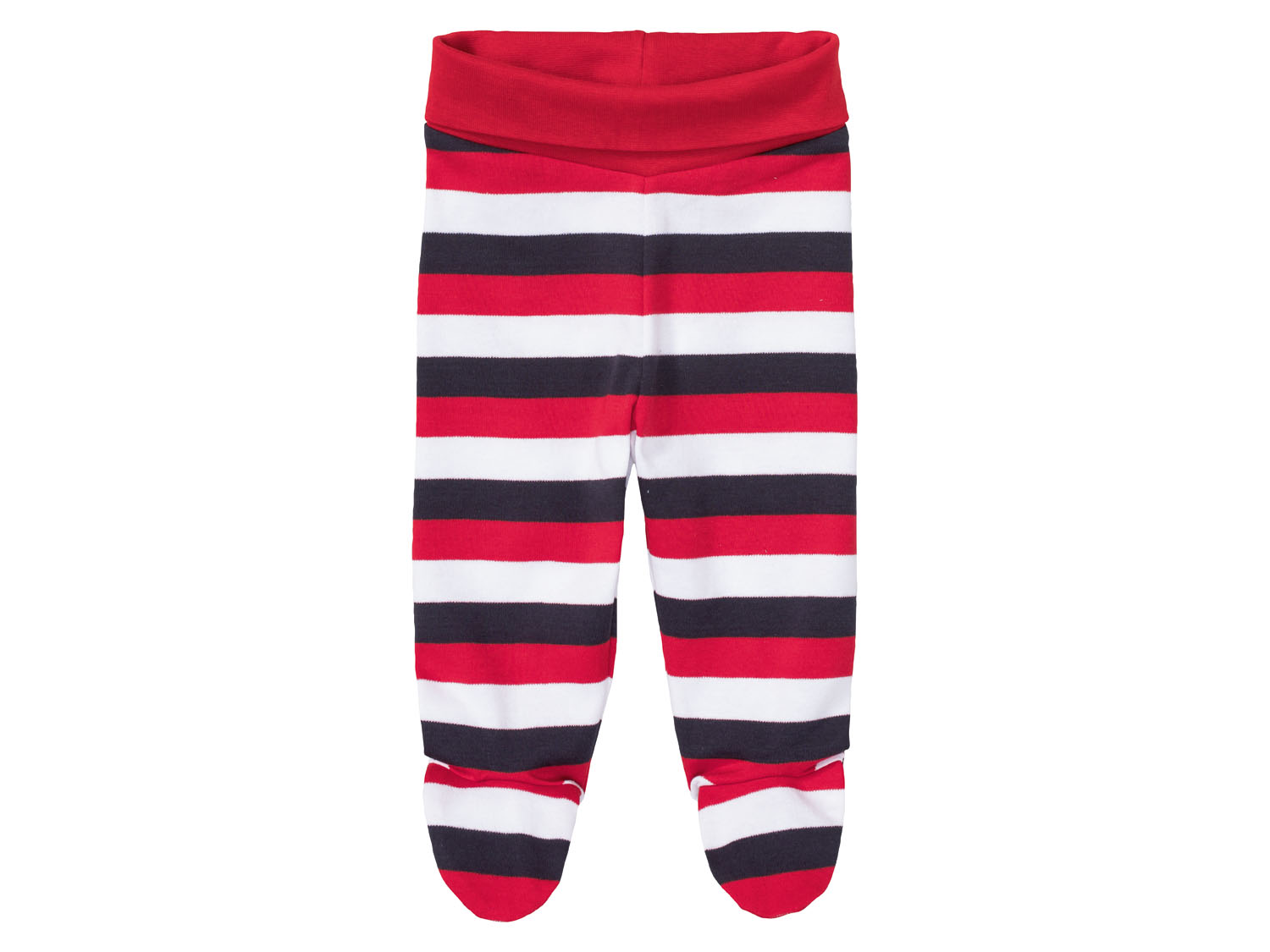 Thumbnail - lupilu® Baby Jogginghose 3er (50/56, navy/weiß)