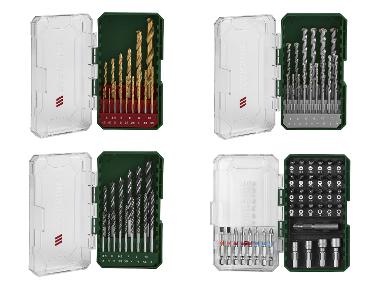 PARKSIDE® HSS-Spiralbohrer- / Steinbohrer- / Holzbohrer- / Bitschrauber-Set