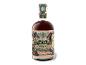 Flasche Don Papa Baroko Rum mit detailliertem tropischem Etikettendesign.