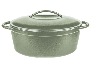 GSW - Gusseisen Kochtopf, 33 x 25 cm (grün)