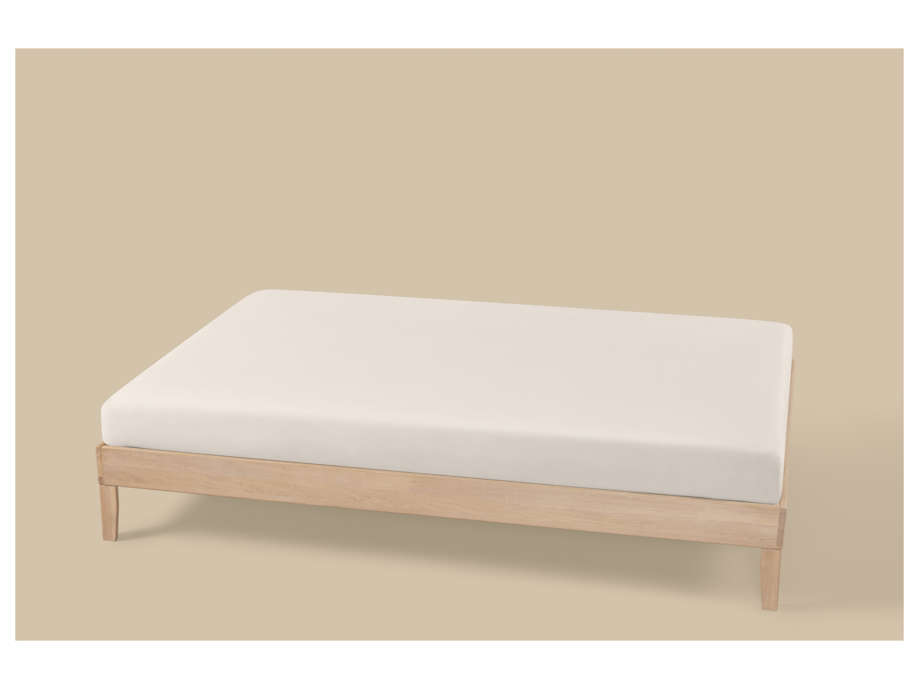 LIVARNO® Satin-Spannbettlaken, 140-160 x 200 cm (Beige) – Bild 2 von 2
