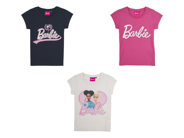 Gehe zu Vollbildansicht: Barbie Kleinkinder / Kinder Mädchen T-Shirt mit Print - Bild 1