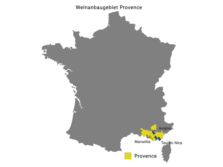 Gehe zu Vollbildansicht: Les Cinq Rameaux Coteaux d'Aix en Provence AOP trocken, Roséwein 2020 - Bild 2