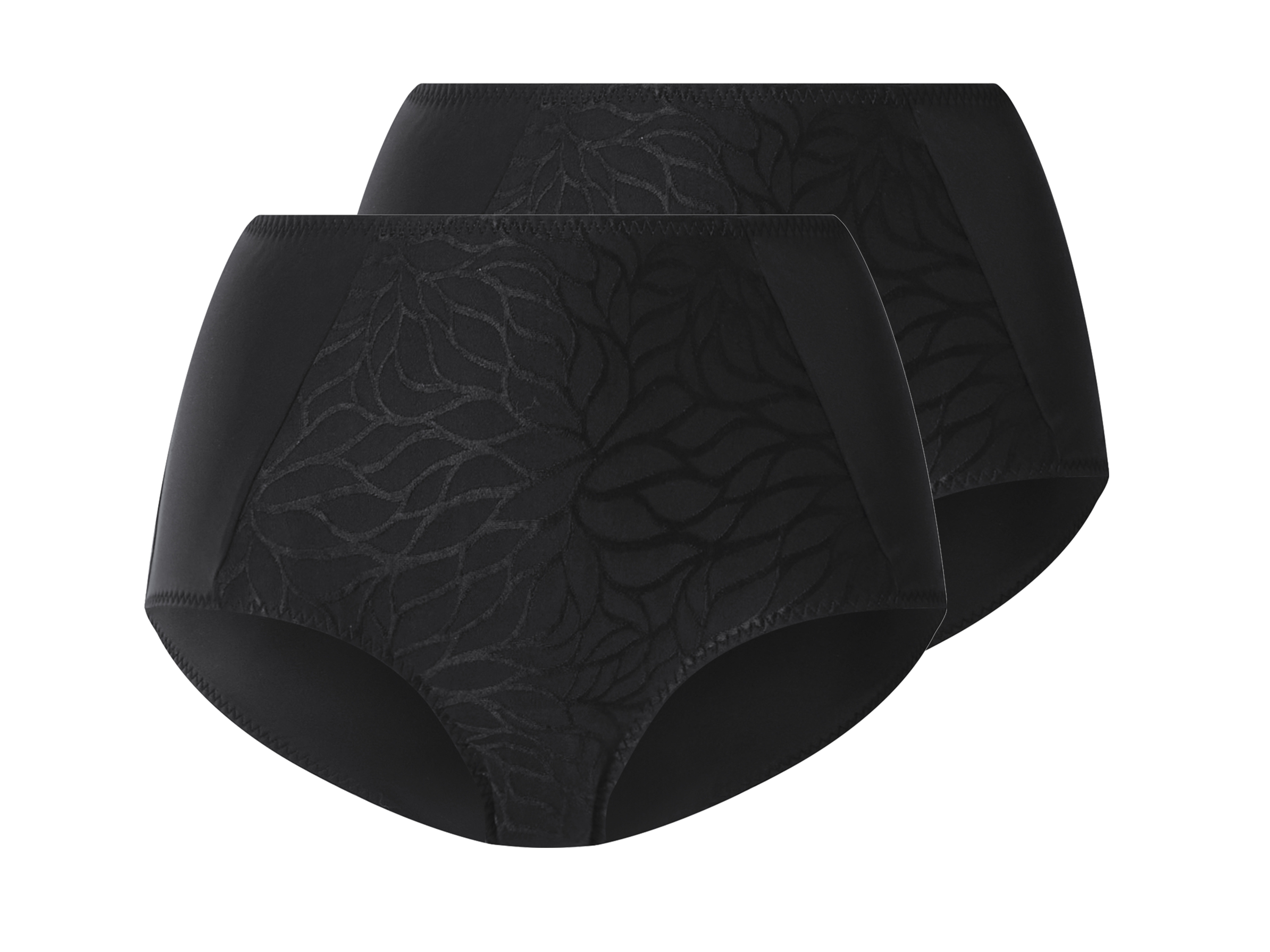 ESMARA® Damen Miederslips, 2 Stück (Schwarz, S(36/38))