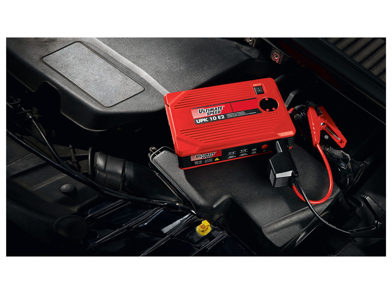 Gehe zu Vollbildansicht: ULTIMATE SPEED® Autostarthilfe mit Kompressor und Powerbank - Bild 2