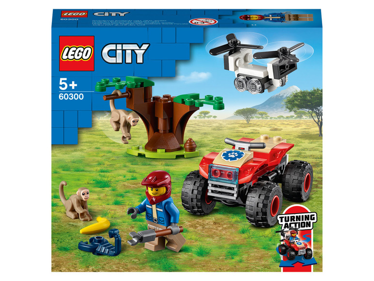 Gehe zu Vollbildansicht: LEGO® City 60300 »Tierrettungs-Quad« - Bild 1