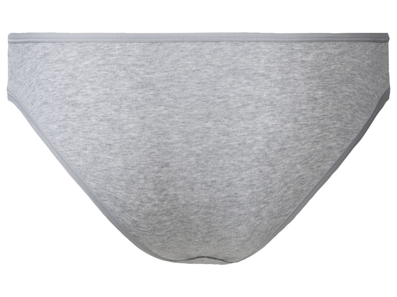 Graue Damen-Slips aus Baumwolle.