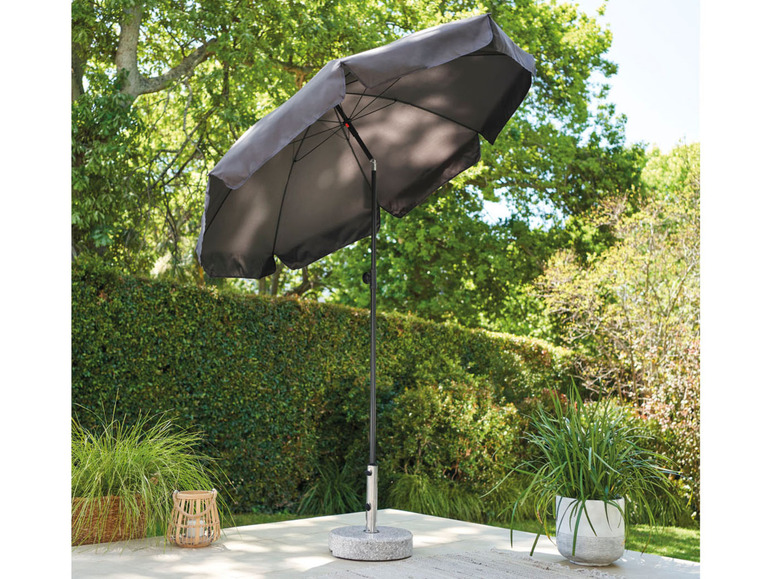 Gehe zu Vollbildansicht: LIVARNO home Granit-Sonnenschirmständer, 25 kg, rund - Bild 3
