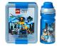 LEGO City Lunchbox und Trinkflasche: Polizeimotto.