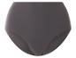 Dunkelgrauer Damen-Slip mit hoher Taille.