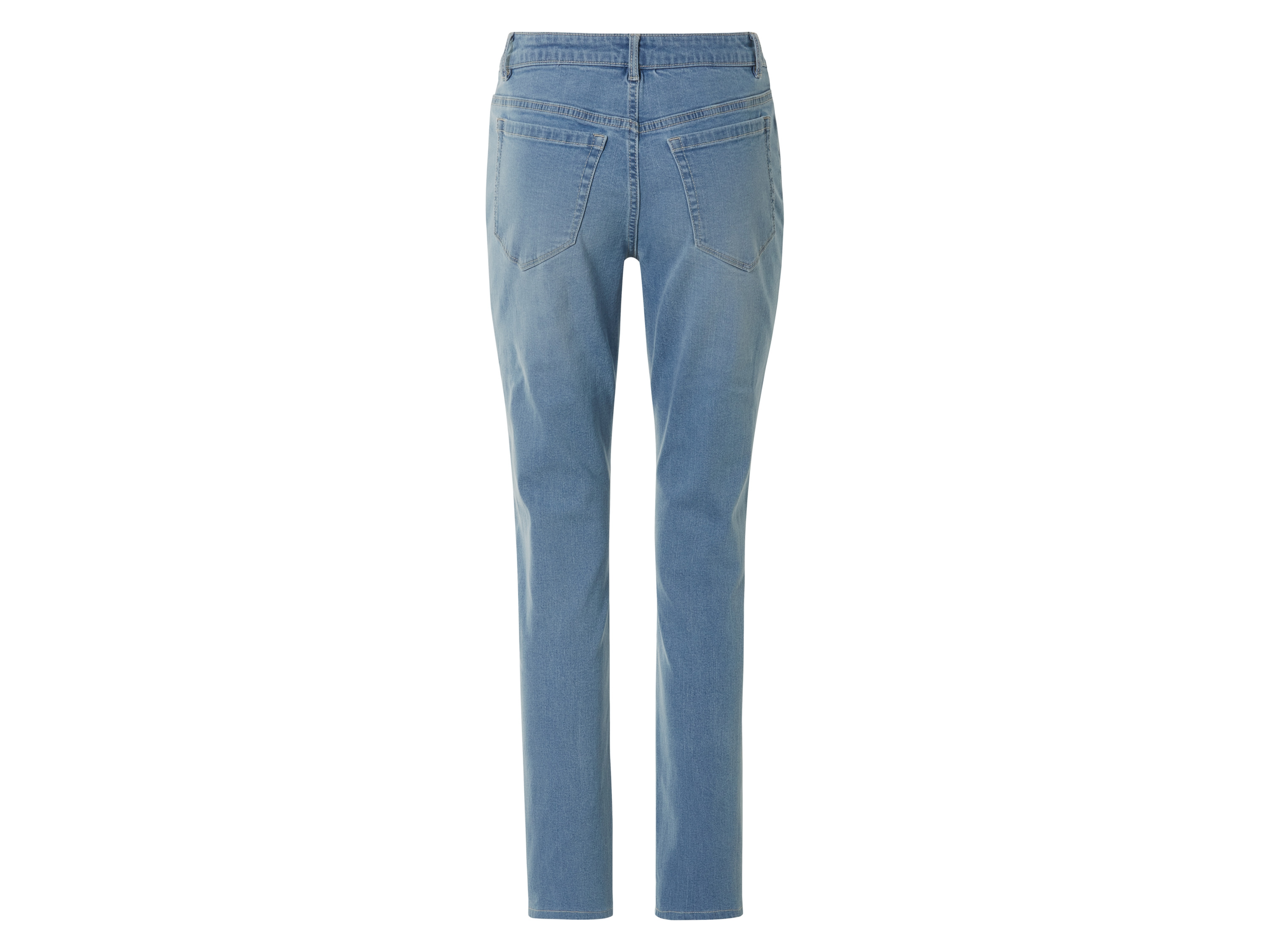 ESMARA® Damen Jeans Straight fit (Hellblau, 40 (reg. Länge)) – Bild 2 von 2