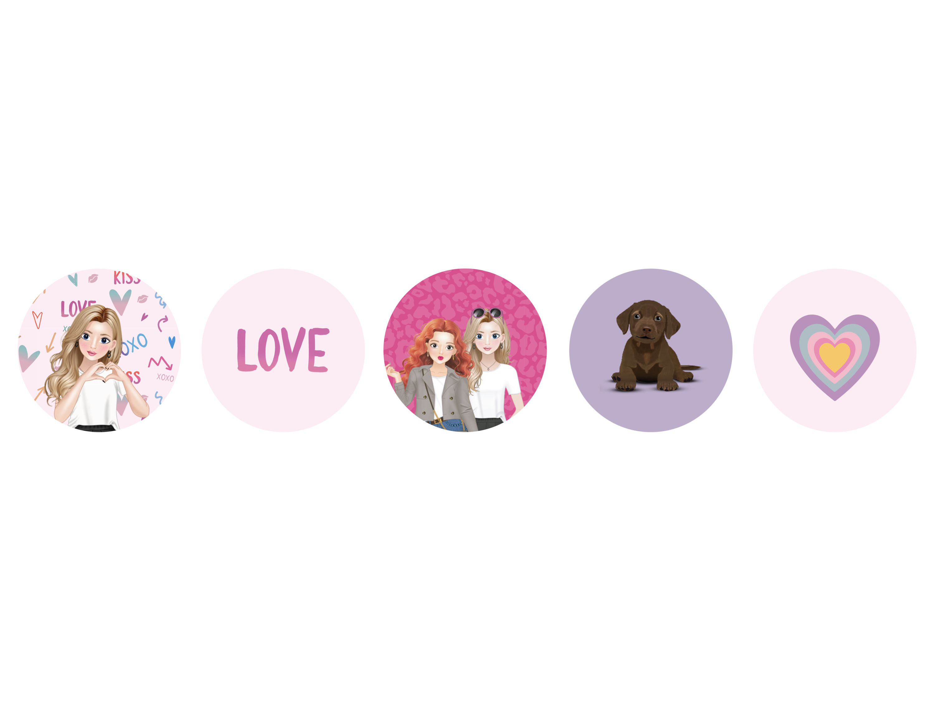 Stickerstempel Forever Girlie – Bild 4 von 4