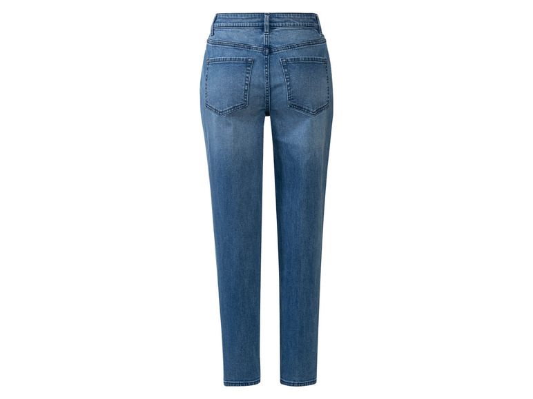 Gehe zu Vollbildansicht: esmara® Damen Jeans, Mom Fit, mit hoher Leibhöhe - Bild 3