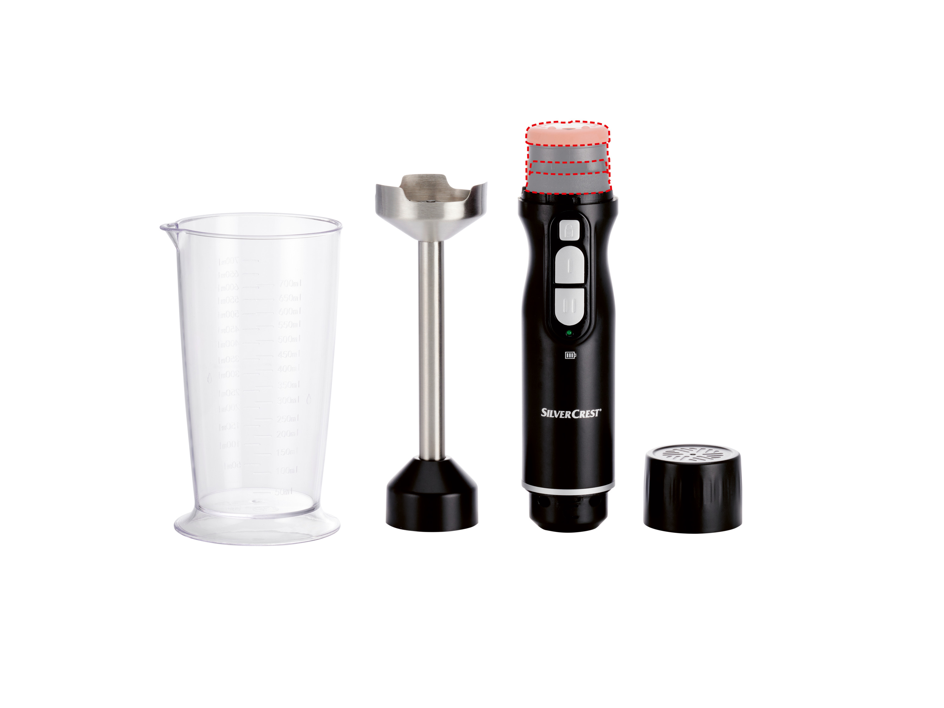 SILVERCREST® KITCHEN TOOLS 12V-Akku-Stabmixer SSMA 12 A1, inkl. Messbecher““ | 04052916306383