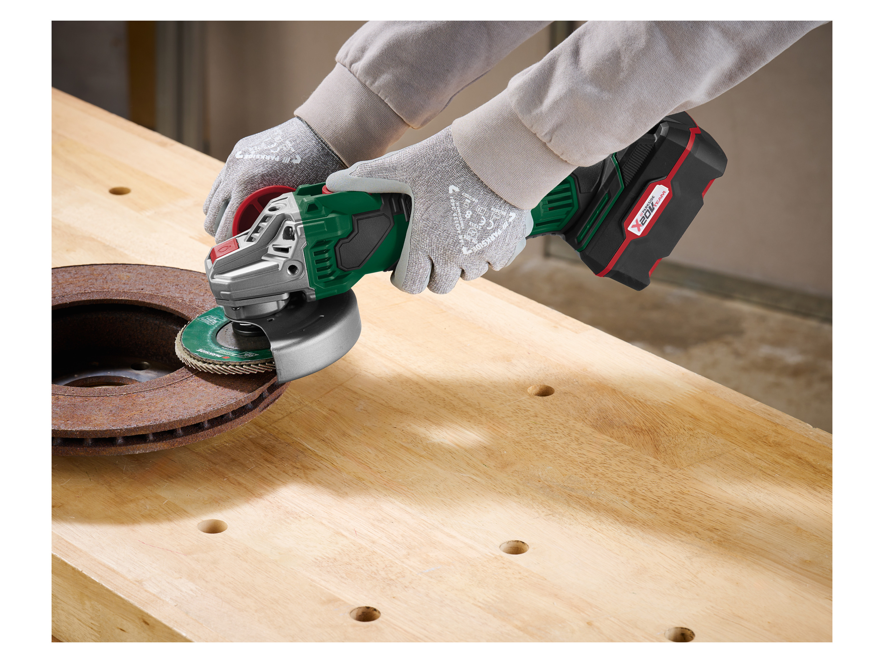 Thumbnail - PARKSIDE® Winkelschleiferzubehör, 125 mm (Fächerschleifscheiben 4tlg.)