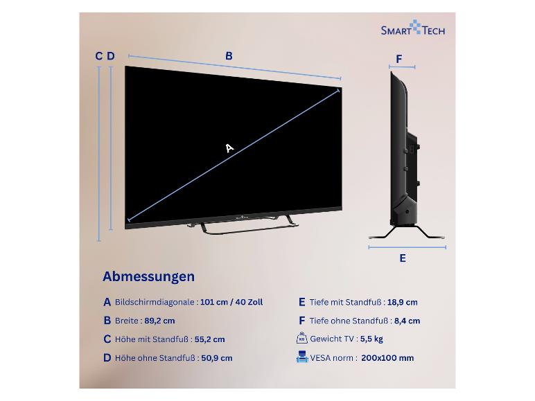 Fernseher »40FV02V«, mit 40 Zoll & Full HD