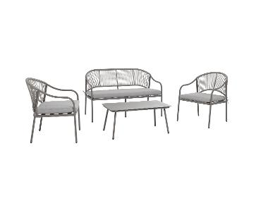 Greemotion Stahl-Geflecht-Coffee-Set »Bilbao«, 4-teilig