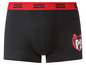 Schwarze Boxershorts mit Mickey Mouse-Motiv.