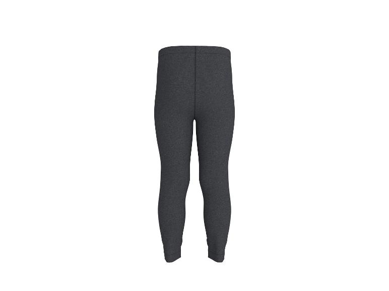 Dunkelgraue Kinderleggings auf weißem Hintergrund