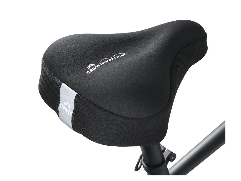 Crivit Fahrradsattel mit Memory-Schaum und reflektierenden Details