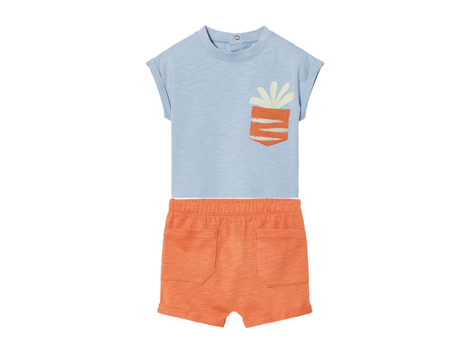 lupilu® Baby Jungen Sommerset (62/68, blau/orange) | 04335633062764 lupilu® Baby Jungen Sommerset (62/68, blau/orange) | 04335633062764
