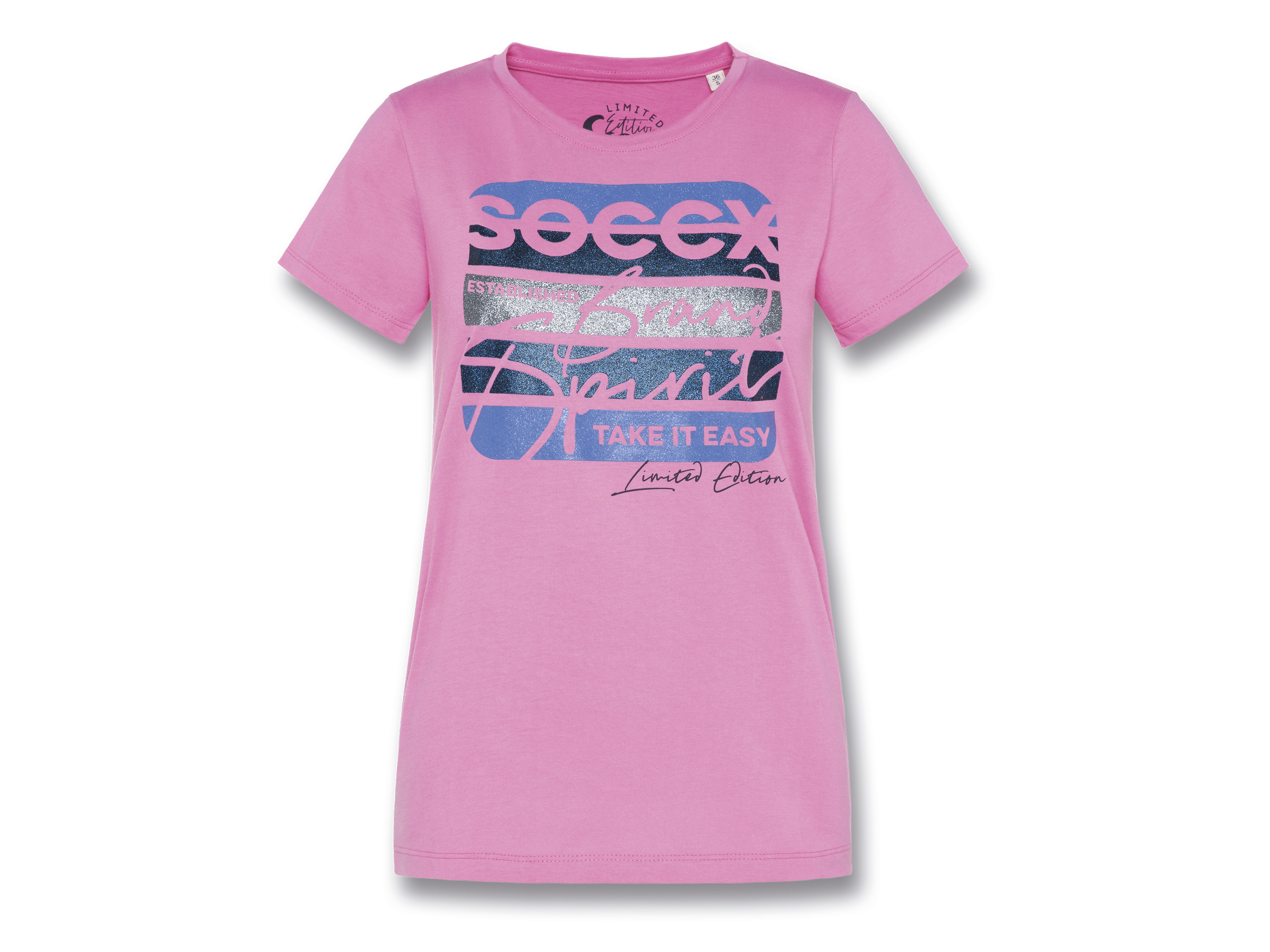 Soccx Damen T-Shirt (pink, XL) | 04061519705684