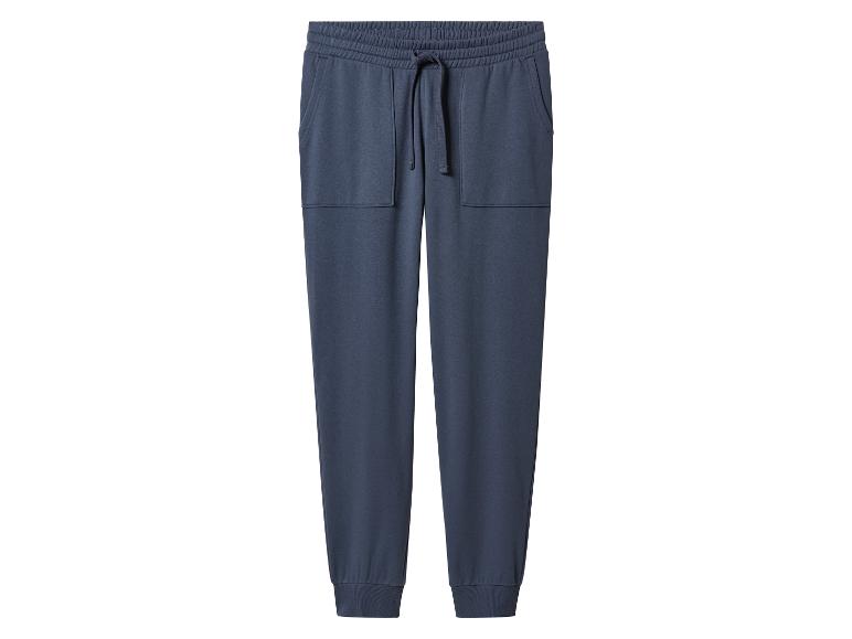 Blaue Jogginghose mit Kordelzug und Taschen