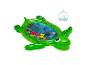 Grüne aufblasbare Wasserspielmatte in Schildkrötenform für Babys mit Meeresmotiven