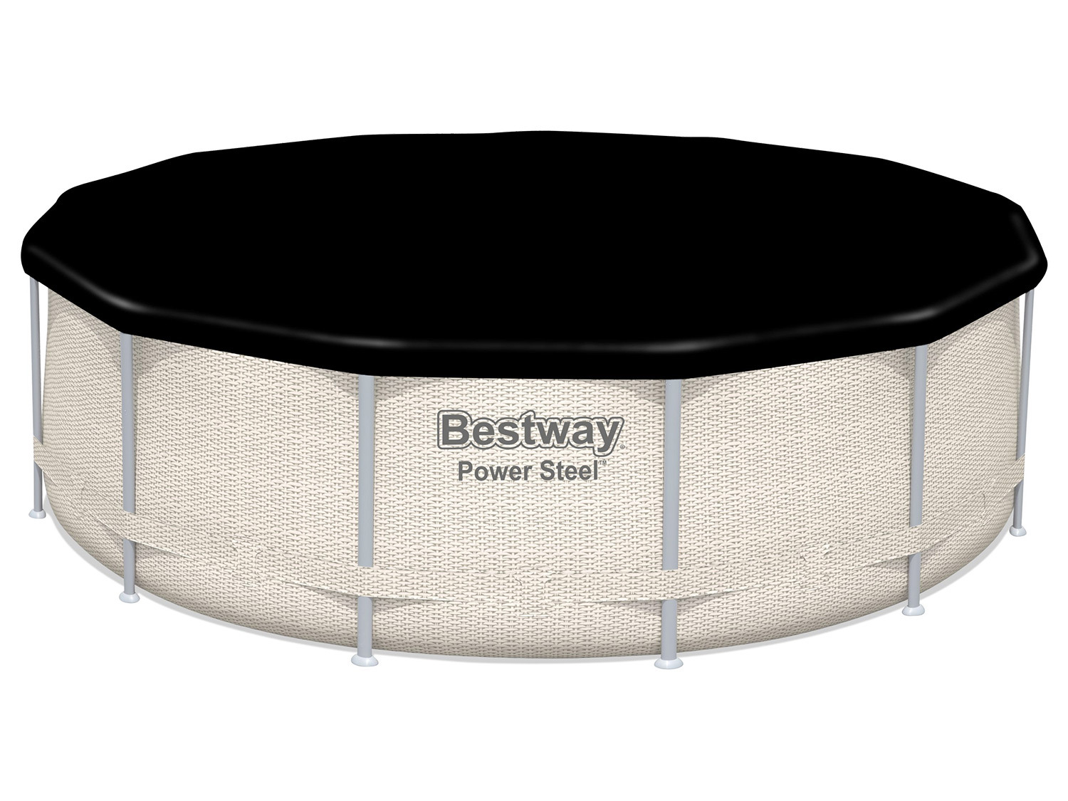 Bestway Power Steel 396x107cm Pool mit Filterpumpe