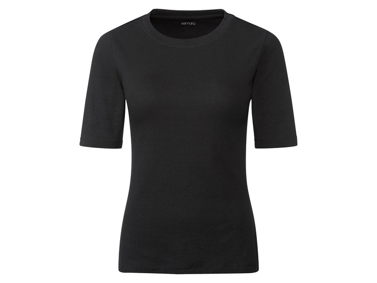 Gehe zu Vollbildansicht: esmara® Damen T-Shirt in modischer Ripp-Qualität - Bild 9