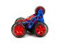 Spiderman ferngesteuertes Auto mit roten Rädern und blauem Rahmen