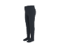 Schwarze Kinderstrumpfhose, von der Seite gesehen.