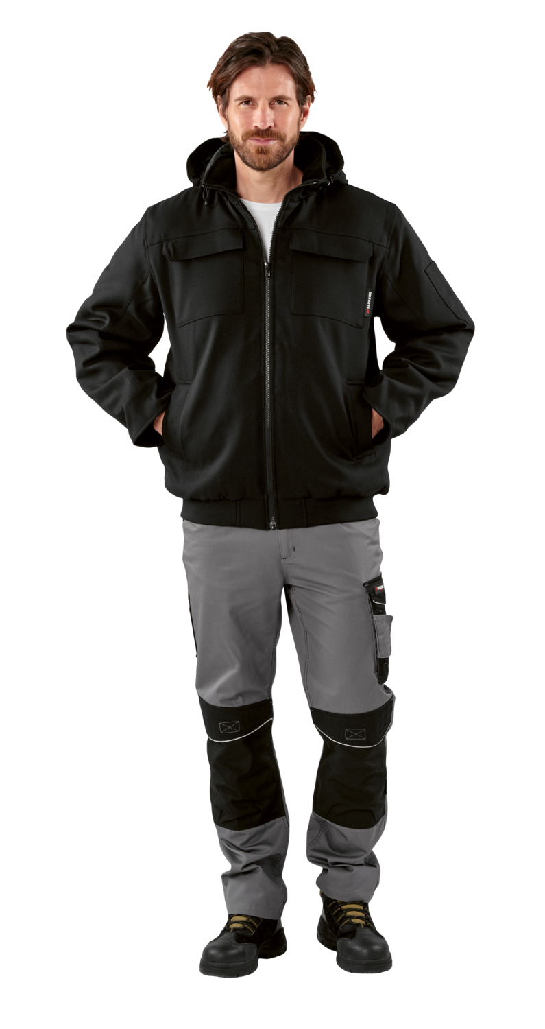 PARKSIDE® Herren Arbeitsjacke gefüttert (Schwarz, XXL(60/62)) – Bild 2 von 3