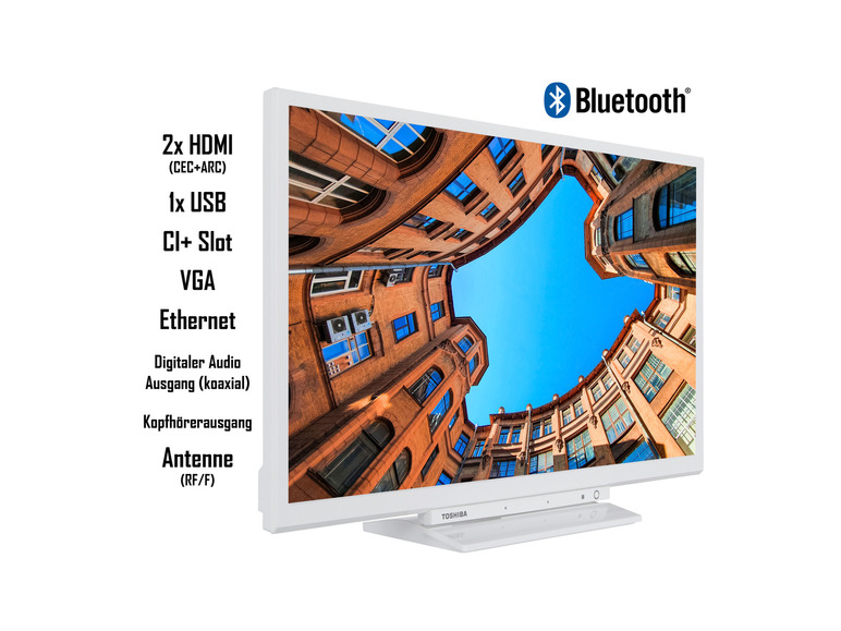 Gehe zu Vollbildansicht: TOSHIBA Fernseher »24WK3C64DAW« Smart TV 24 Zoll HD Alexa Built-In - Bild 2