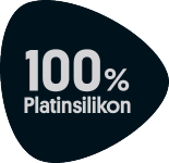 Etikett: 100% Platinsilikon.