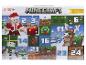Minecraft Adventskalender mit 24 Türchen und Minecraft-Figuren.