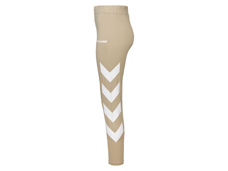 Gehe zu Vollbildansicht: Hummel Damen Leggings mit Logo, mit Baumwolle - Bild 3