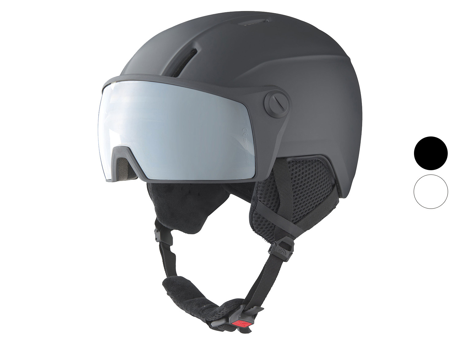 ProtectWEAR Skihelm MS95 Schwarz Matt Mit Zwei Visi Produktbild-Vorschau 4