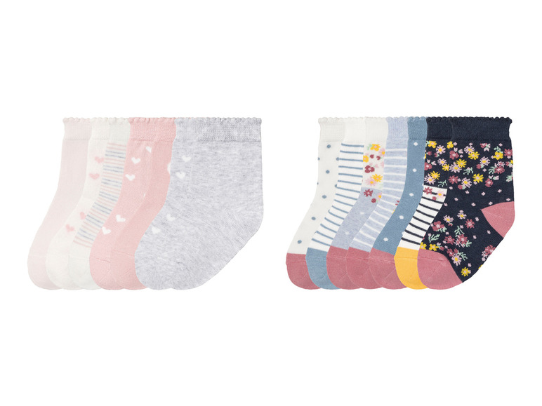 Gehe zu Vollbildansicht: lupilu Kleinkinder Mädchen Socken, 7 Paar - Bild 1