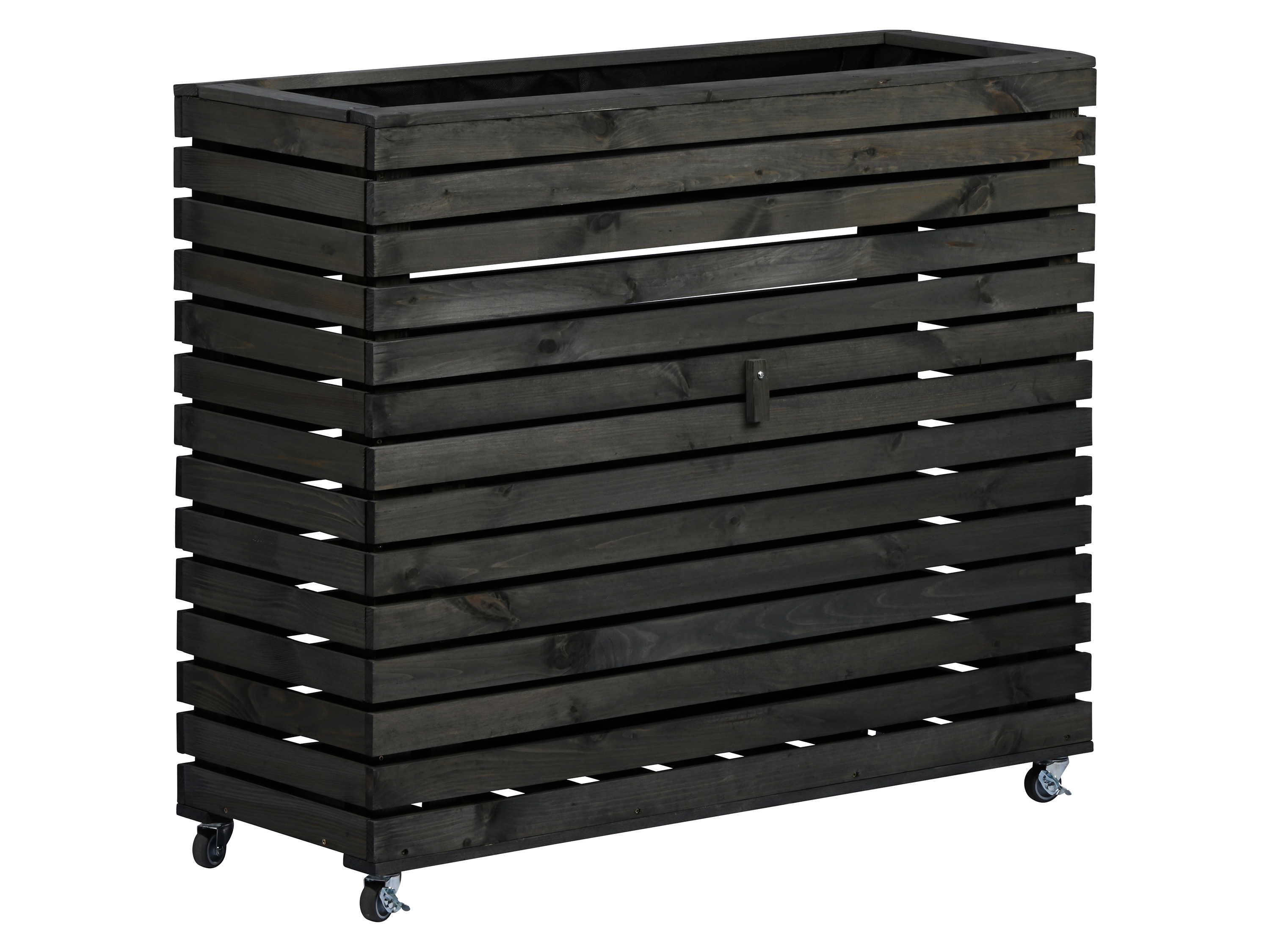 dobar Hochbeet »Rolla«, aus Kiefernholz, mit Staufach (Grau, Gr. XL) | 04055894582978