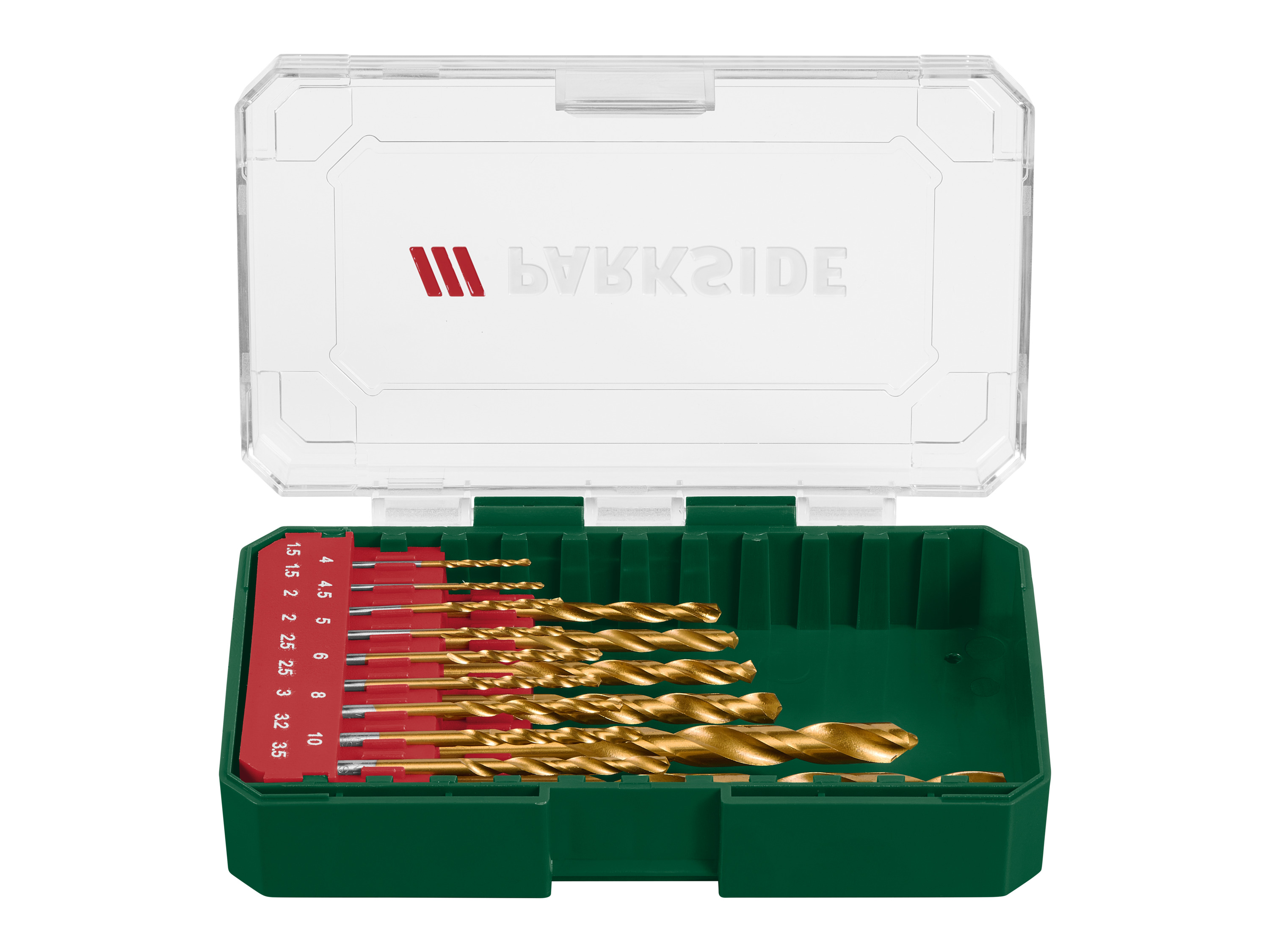 PARKSIDE® Bohrer- und Bit-Set PBB 4 A1 (HSS- Spiralbohrer Set 15ltg.)““ | 04052916350348