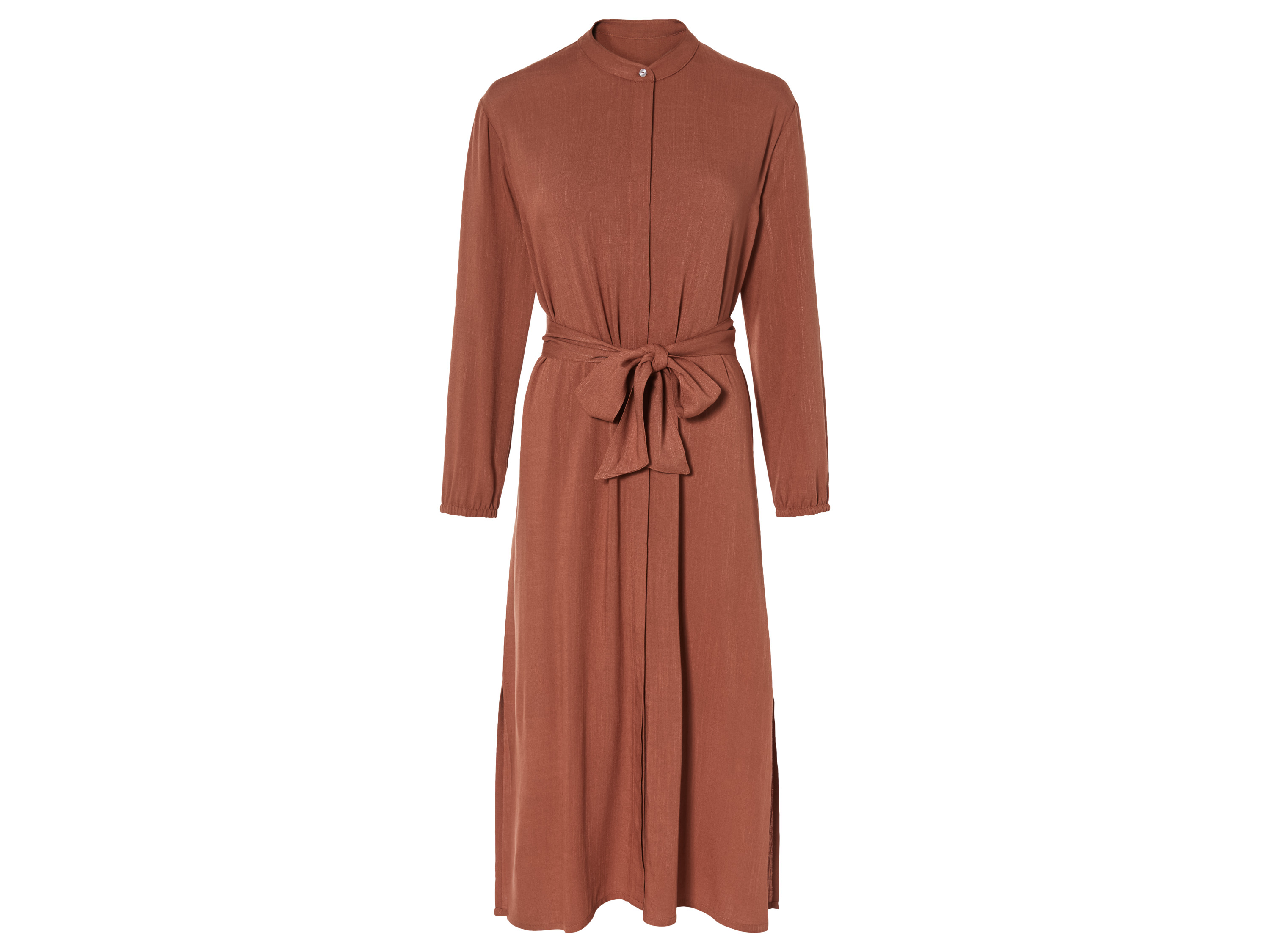 esmara® Damen Kleid Midi (terracotta, 42) | 04335747051296